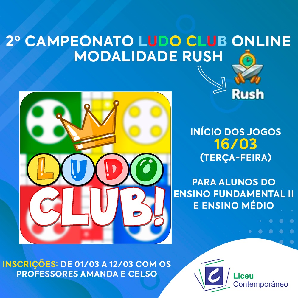 Liceu realiza 1º Campeonato de LUDO CLUB - Liceu Contemporâneo